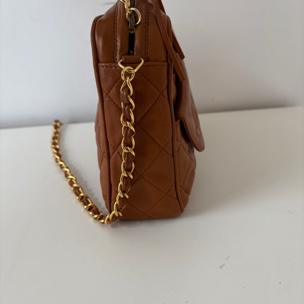 Sac Chanel caméra caramel