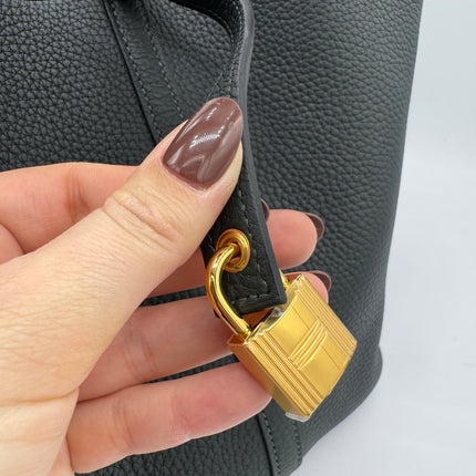 Sac Picotin 22 Hermès Vert Sapin