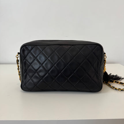 Sac Chanel caméra noir vintage