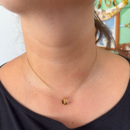 Collier pendentif Louis Vuitton Empreinte or jaune