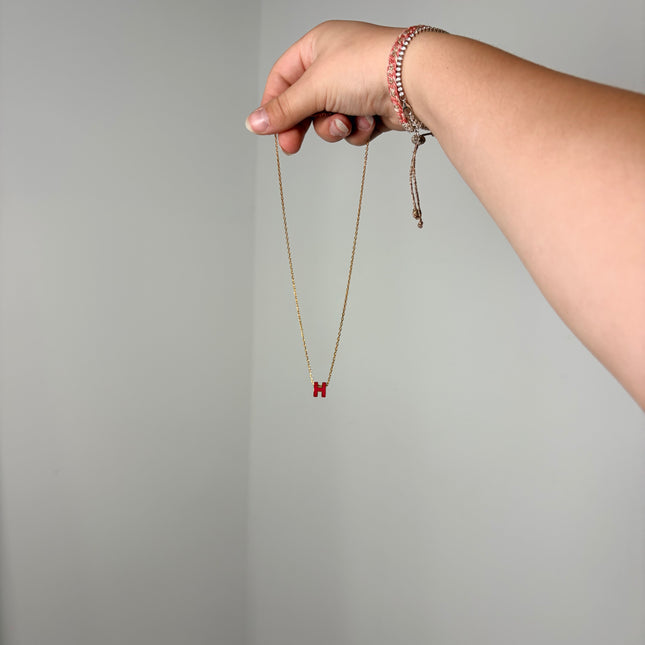 Collier Hermès Mini Pop H Fuchsia