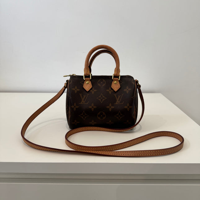 Sac Louis Vuitton Nano Speedy Monogram