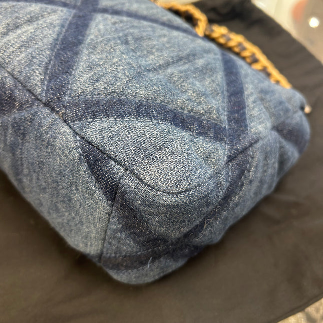 Sac Chanel 19 small denim
