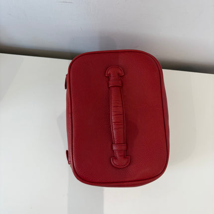 Vanity Chanel Cuir caviar rouge