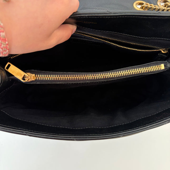 Sac Saint Laurent Loulou médium noir