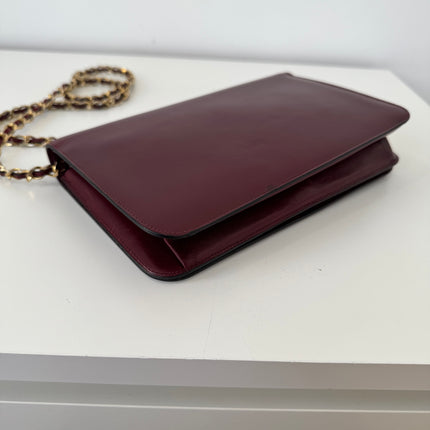 Sac Chanel Bordeaux Bandoulière
