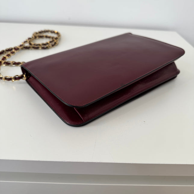Sac Chanel Bordeaux Bandoulière