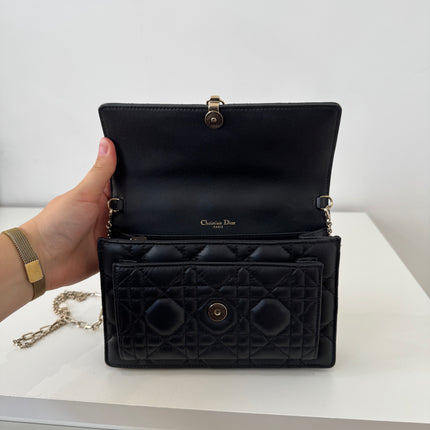 Sac Dior Pochette à chaîne Daily my Dior noir