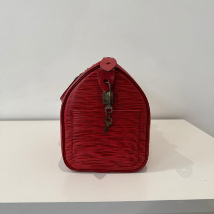 Sac Louis Vuitton Speedy 25 Épi Rouge