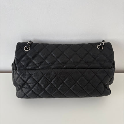 Sac Chanel single flap souple noir