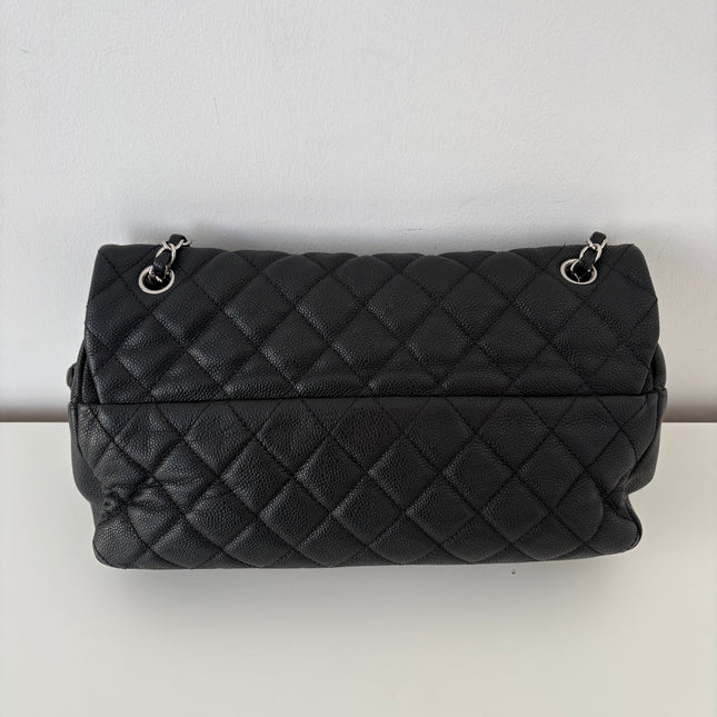 Sac Chanel single flap souple noir