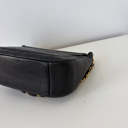 Sac Chanel Hobo bandoulière Cuir Caviar noir
