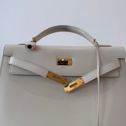 Sac Hermès Kelly 32 Blanc craie