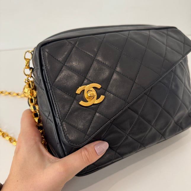 Sac Chanel Caméra bandoulière fermoir classique