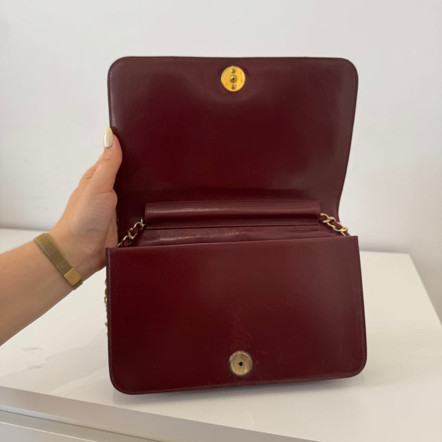 Sac Chanel Bordeaux Bandoulière