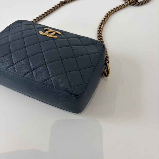 Sac Chanel Caméra Bleu éteint