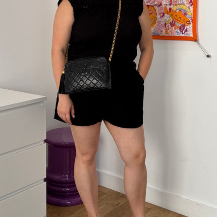 Sac Chanel Caméra Noir CC