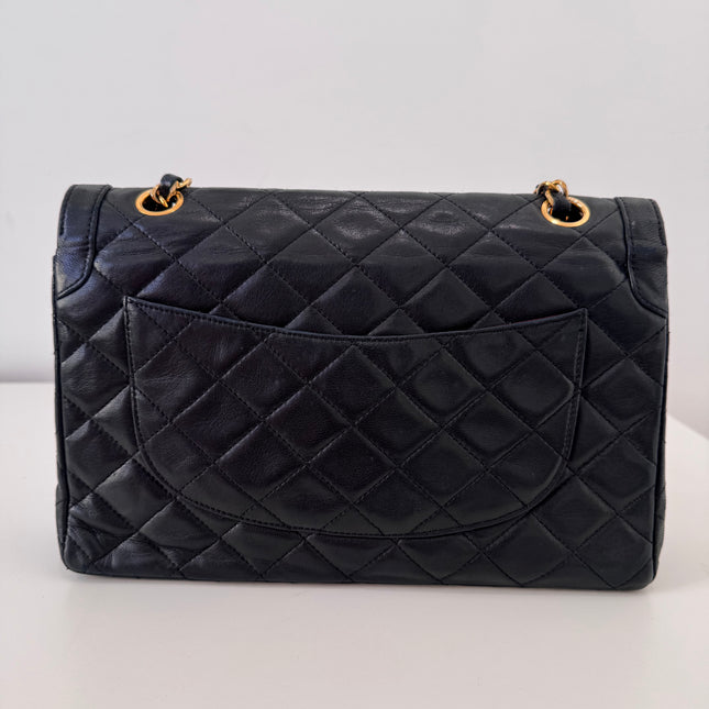 Sac Chanel vintage fermoir bicolore