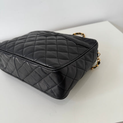 Sac Chanel Caméra GM Cuir Caviar Noir