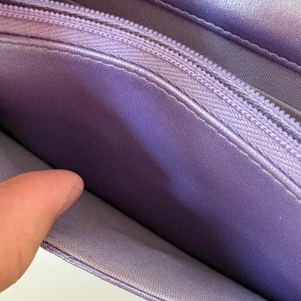 Sac Chanel wallet on chain Violet