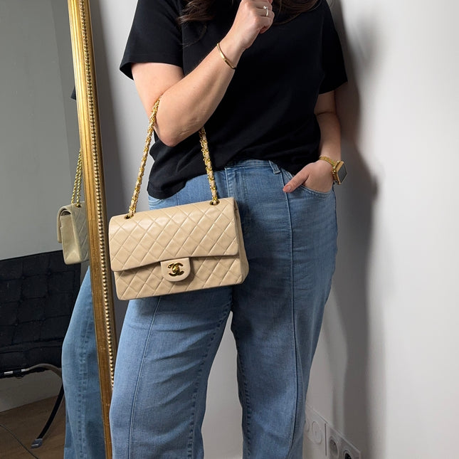 Sac Chanel Timeless 25 cm Beige