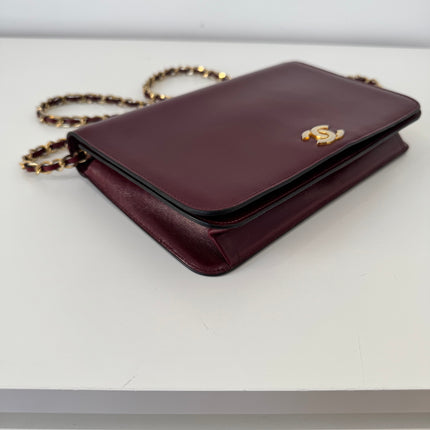 Sac Chanel Bordeaux Bandoulière
