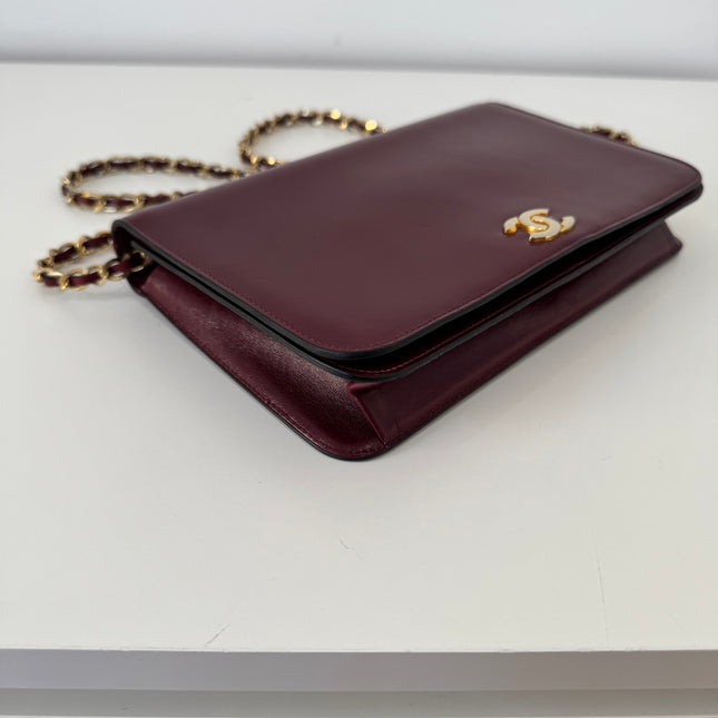 Sac Chanel Bordeaux Bandoulière