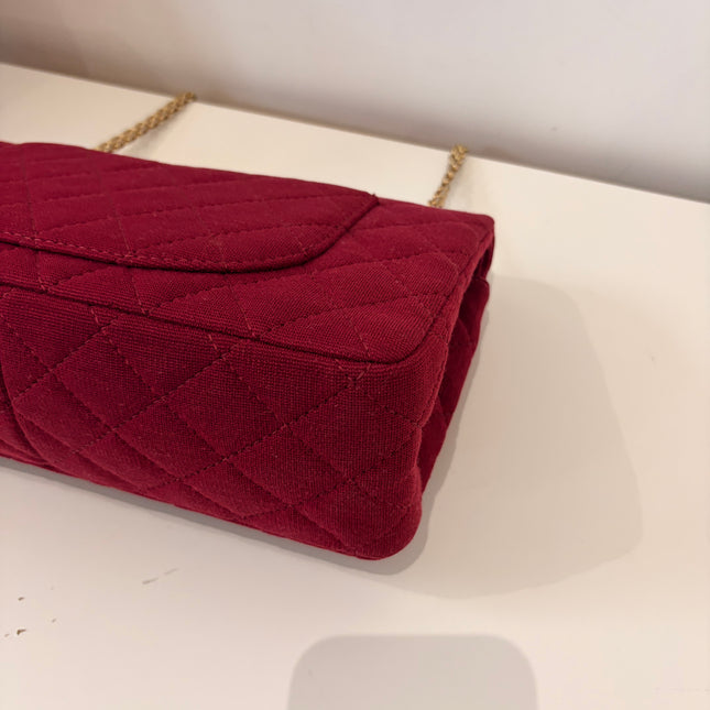 Sac Chanel 2.55 jersey framboise