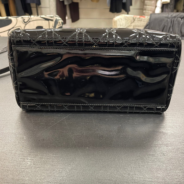 Sac Lady Dior Medium Vernis