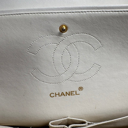 Sac Chanel Timeless Blanc cassé 25 cm