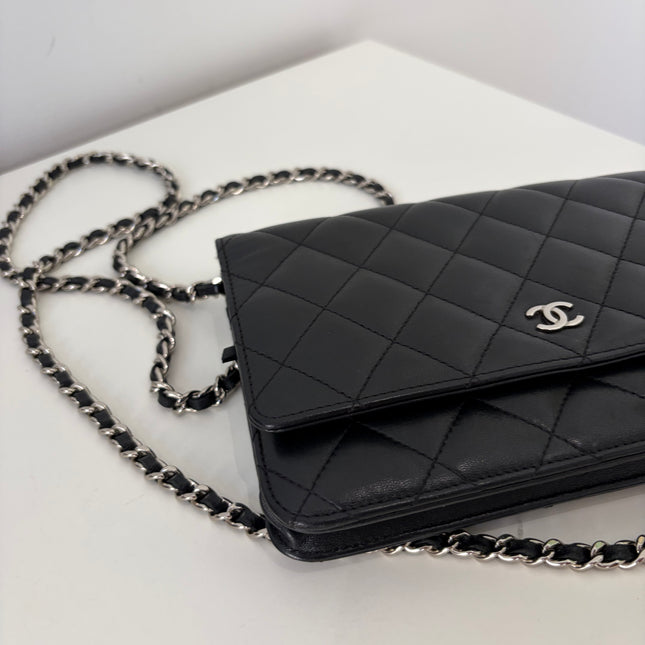 Sac Chanel Wallet on Chain classique Noir Cuir d’agneau