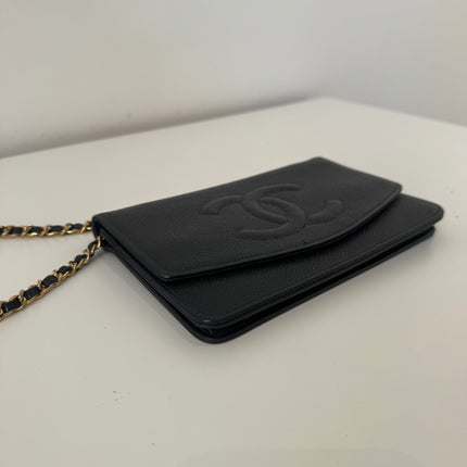Sac Chanel Wallet On Chain Noir vintage