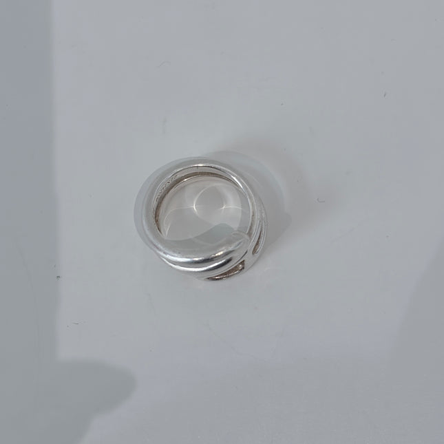 Bague Hermès Chaîne d’ancre Punk T49