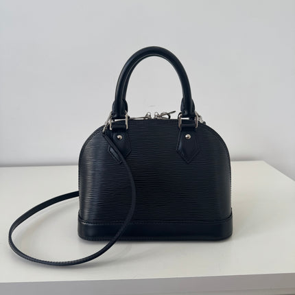 Sac Louis Vuitton BB Alma Cuir Épi Noir
