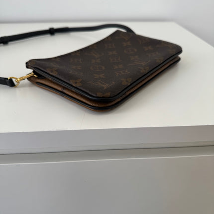 Sac pochette double zip Louis Vuitton reverse