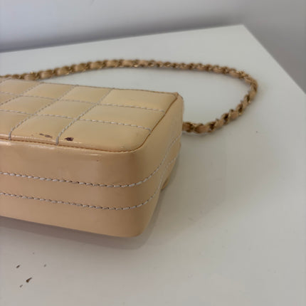 Sac Chanel Mini East West Chocolate Bar Beige