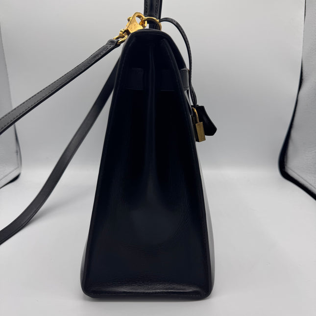 Kelly 32 Hermès Box Noir