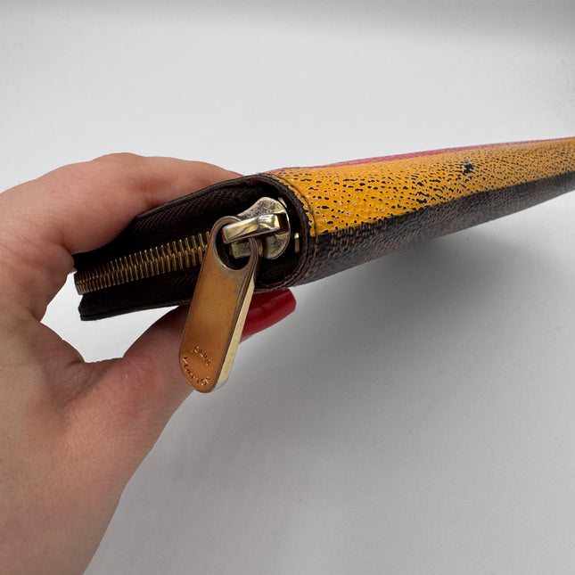 Portefeuille Louis Vuitton Zippy Damier Multicolore