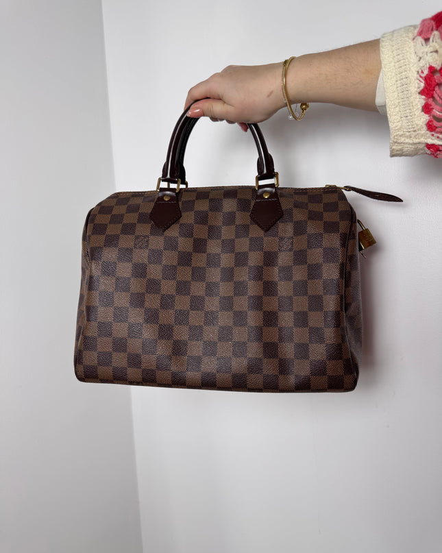 Sac Louis Vuitton Speedy 30 damier ébène
