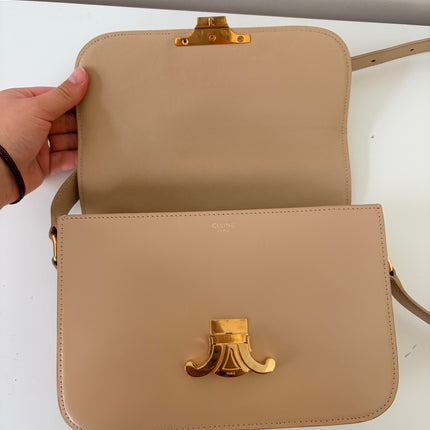Sac Céline Triomphe classique Veau naturel