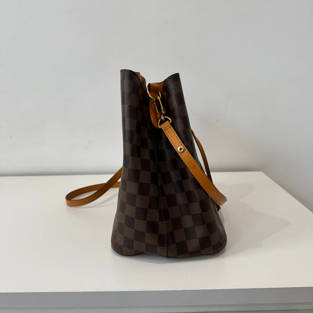 Sac Louis Vuitton Neo Noé Damier ébène & safran