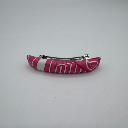 Barrette Hermès en soie