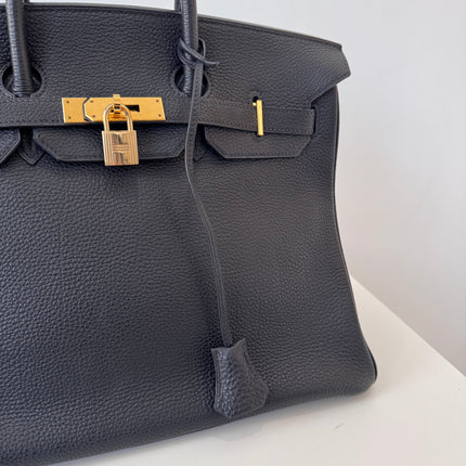 Sac Hermès Birkin 35 Noir