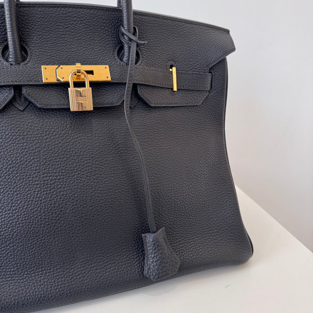 Sac Hermès Birkin 35 Noir