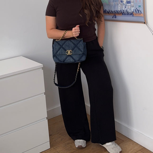 Sac Chanel 19 Small denim