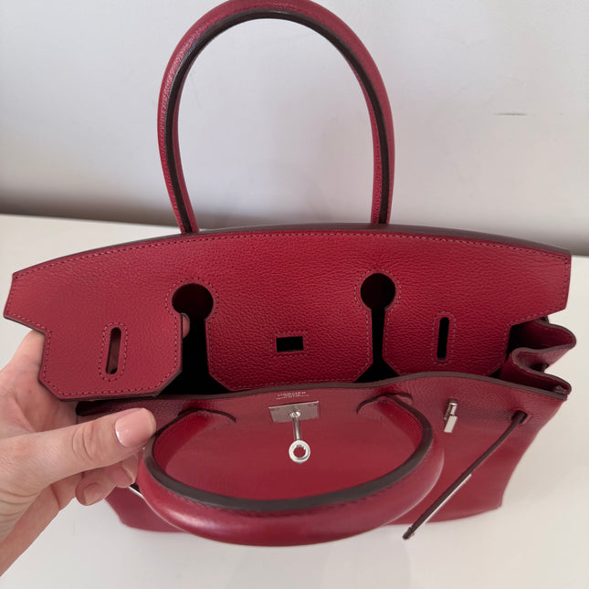 Sac Hermès Birkin 30 rouge piment