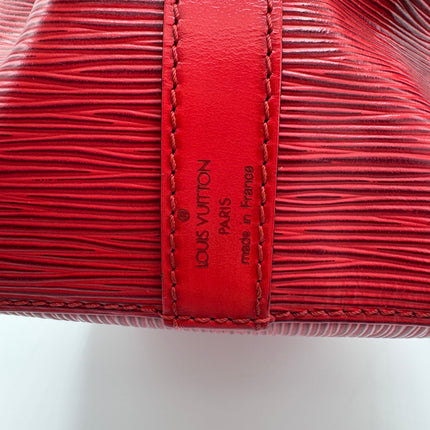Sac Louis Vuitton Noé PM Épi Rouge