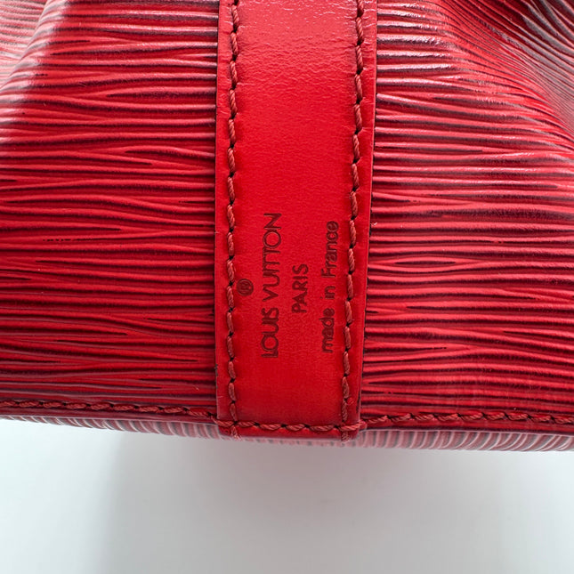 Sac Louis Vuitton Noé PM Épi Rouge