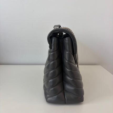 Sac Saint Laurent Loulou Medium Gris foncé