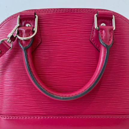 Sac Louis Vuitton BB Alma Cuir Épi Rose